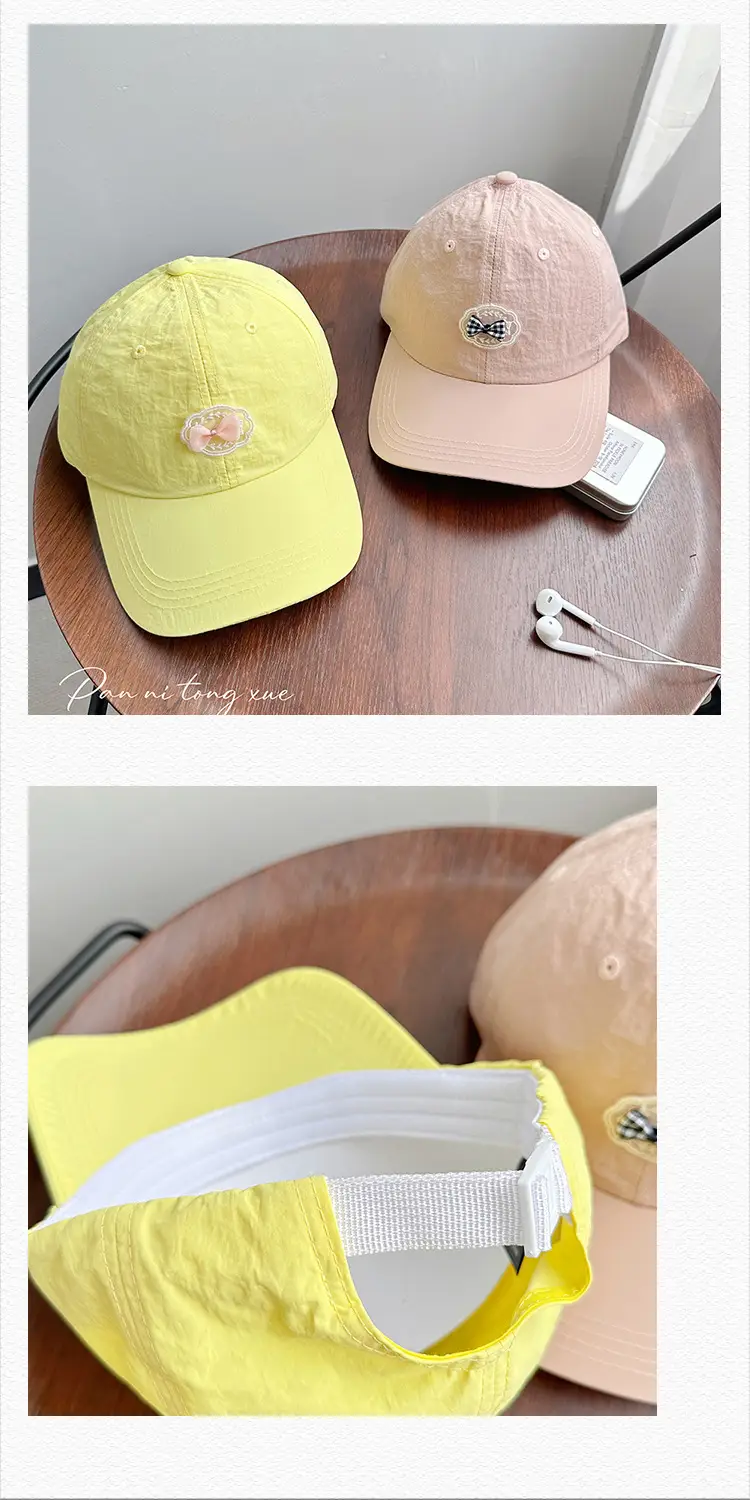 Blue Heart-Shaped Casual Baseball Cap for Girls — feature 27