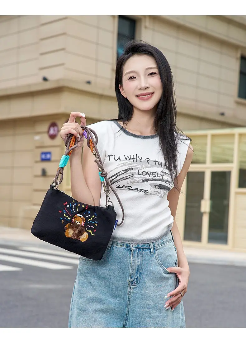 2025 Cartoon Embroidered Mini Shoulder Bag — feature 8