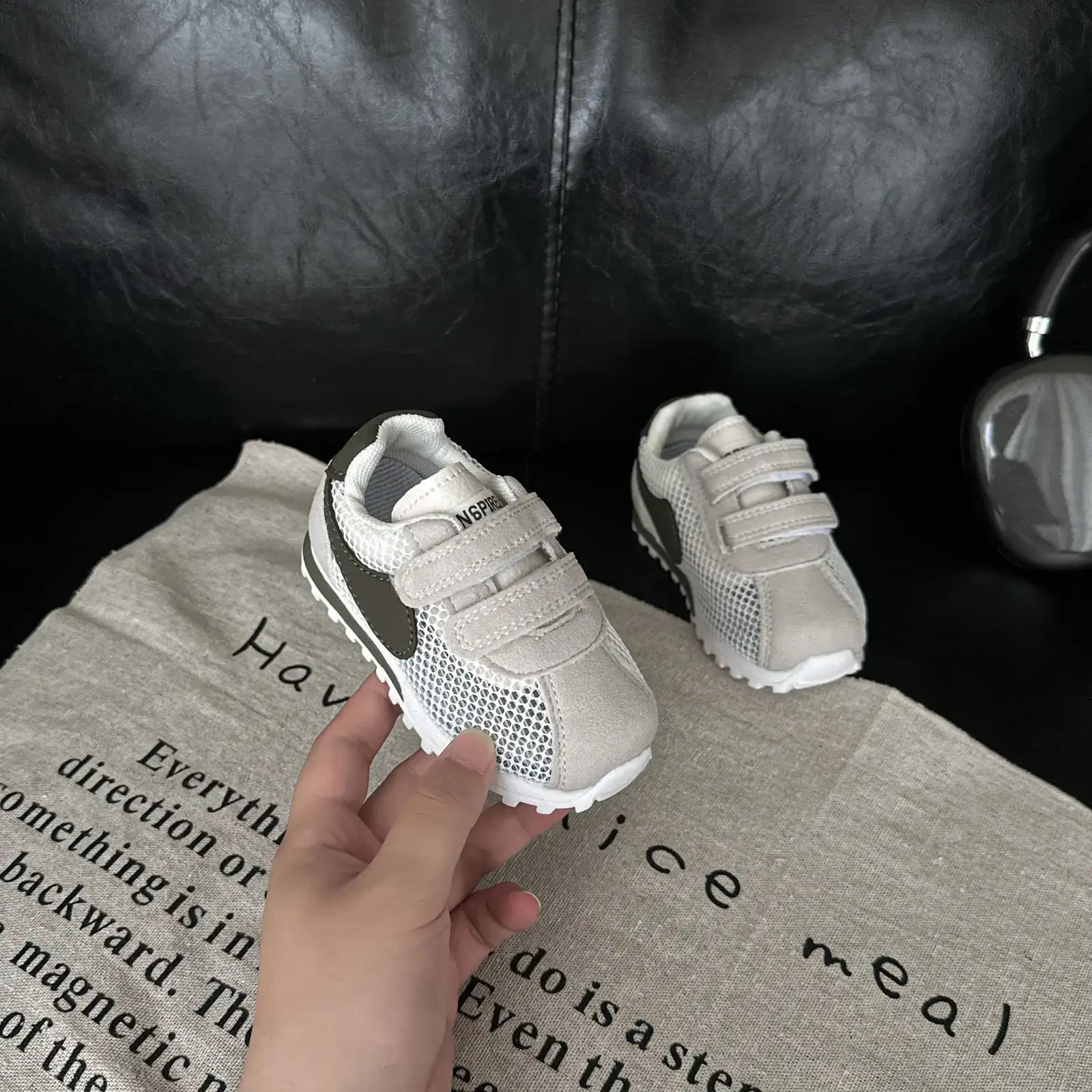 Pink Soft-Soled Toddler Shoes for 1-12 Months