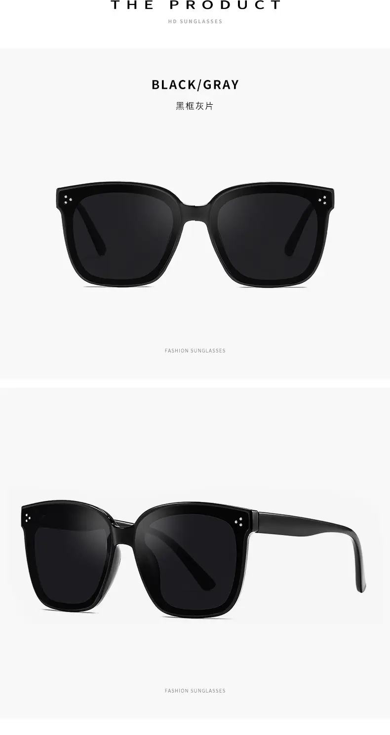 Black Polarized Sunglasses with 3-Point Studs β feature 10