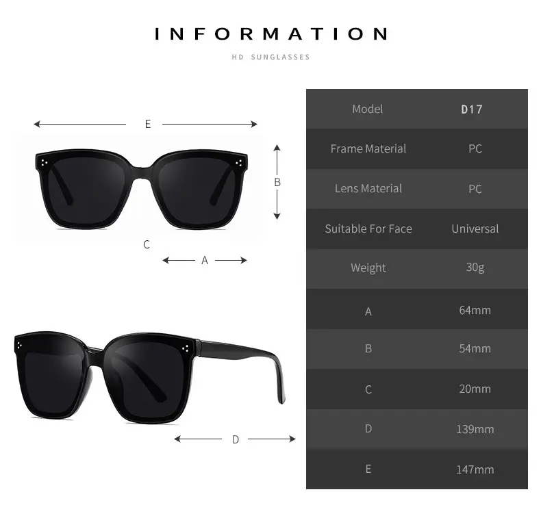 Black Polarized Sunglasses with 3-Point Studs β feature 8