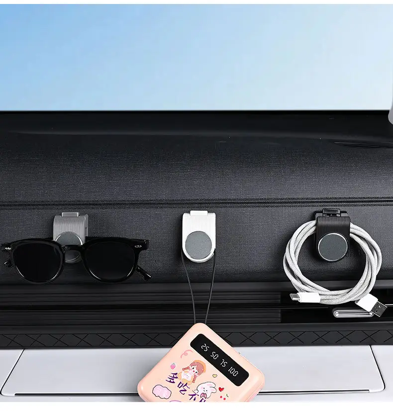 Sunglasses Clip Holder for Car Dashboard Storage — feature 18