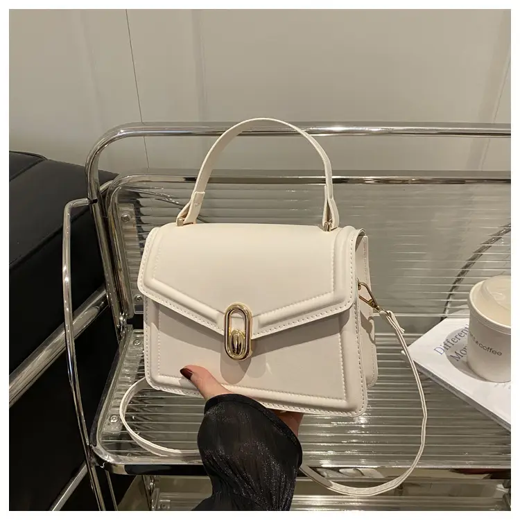 Women's Black Square Shoulder Bag 2025 Spring New Style — feature 47