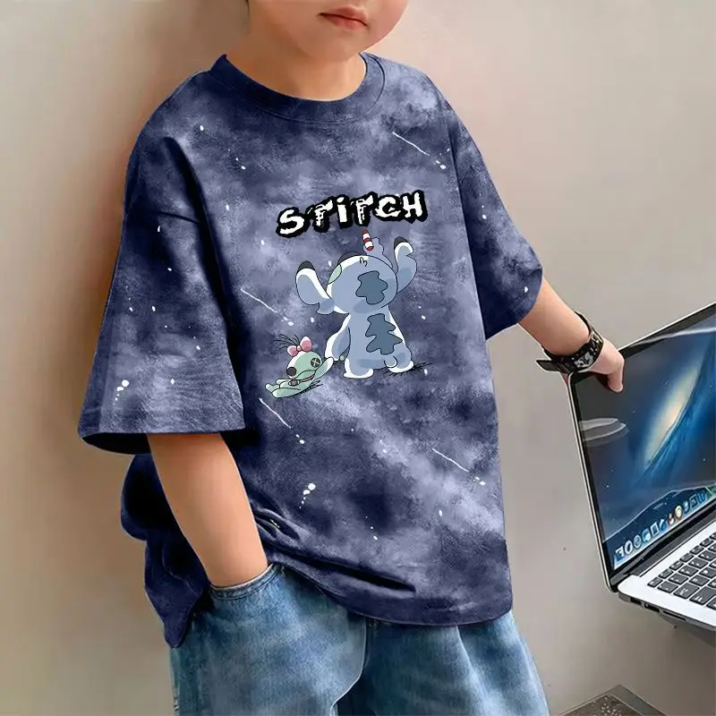 Boys Cotton Printed T-Shirt Spring Design Loose Fit - Image 22