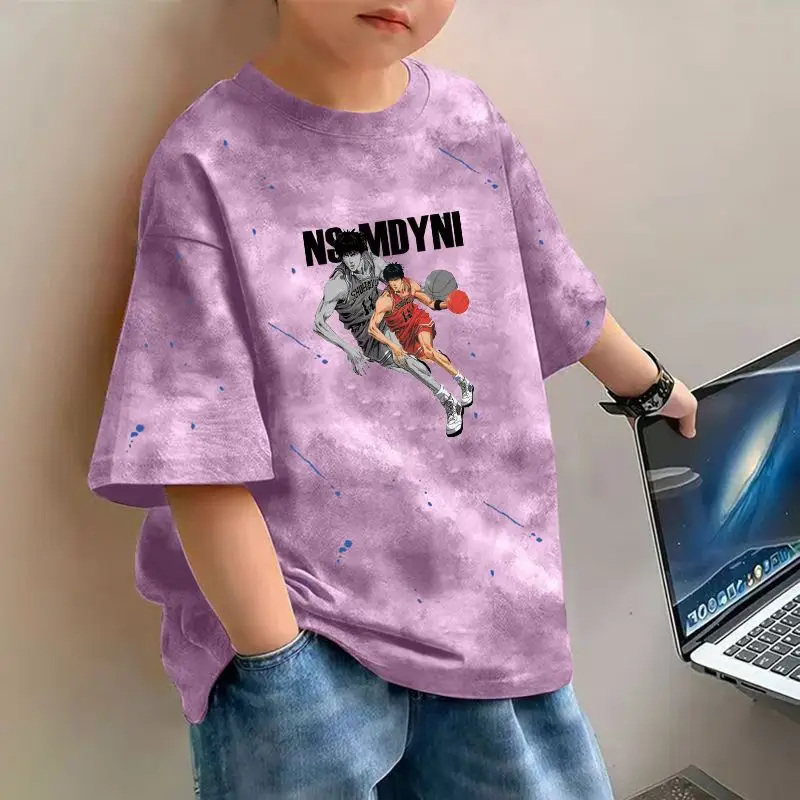 Boys Cotton Printed T-Shirt Spring Design Loose Fit - Image 8