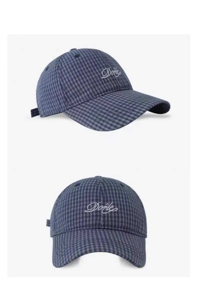 Korean Style Duckbill Cap for Women Summer Autumn Large Head Circumference Letter Embroidery Baseball Cap Sun Protection Hat — feature 3