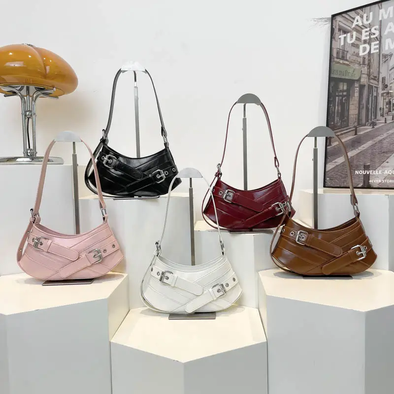 Brown Leather Square Handbag for Women 2025 - Image 7