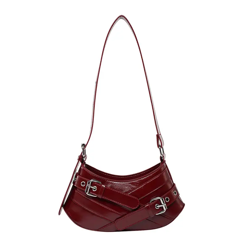 Brown Leather Square Handbag for Women 2025 - Image 3