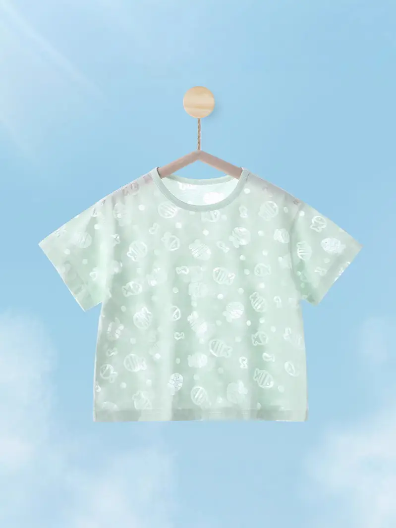 Boys & Girls Summer T-Shirts Breathable Air Conditioned - Image 6