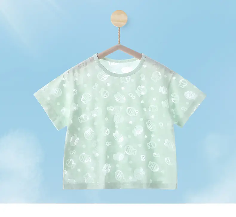 Boys & Girls Summer T-Shirts Breathable Air Conditioned — feature 10