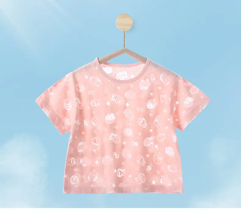 Boys & Girls Summer T-Shirts Breathable Air Conditioned — feature 9