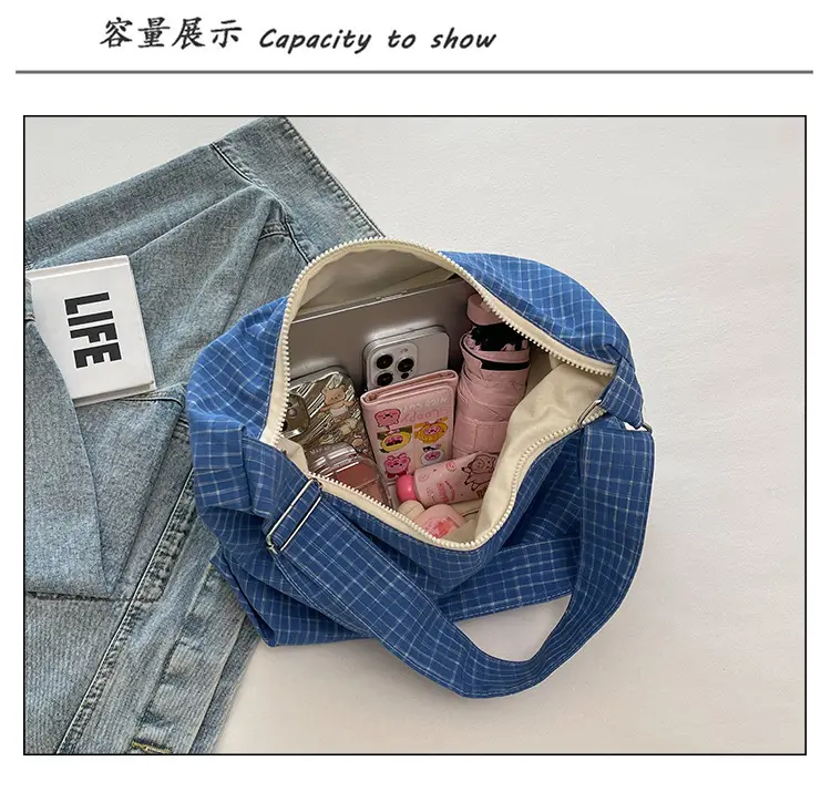 Yellow Checkered Crossbody Bag for Women 2025 — feature 10