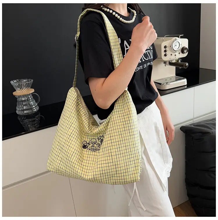 Yellow Checkered Crossbody Bag for Women 2025 — feature 25