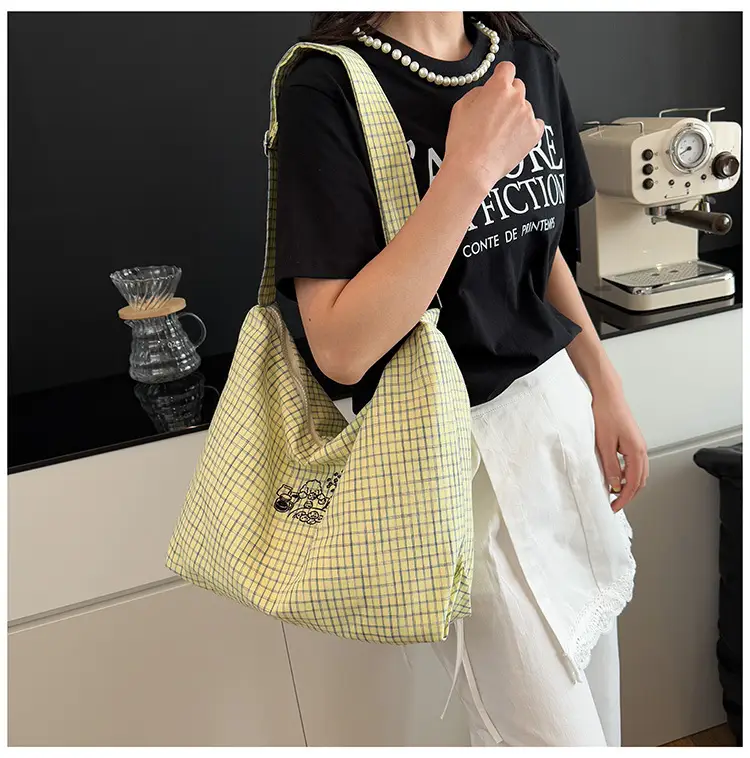 Yellow Checkered Crossbody Bag for Women 2025 — feature 26