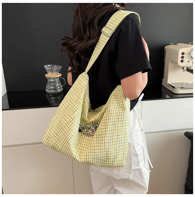 Yellow Checkered Crossbody Bag for Women 2025 — feature 27
