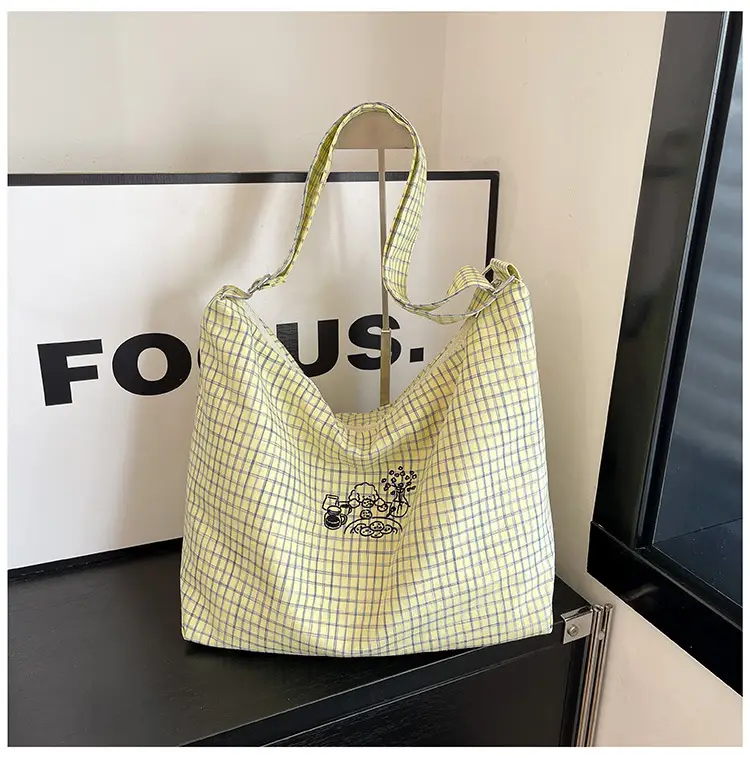 Yellow Checkered Crossbody Bag for Women 2025 — feature 35