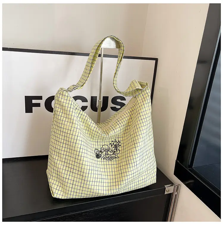 Yellow Checkered Crossbody Bag for Women 2025 — feature 36