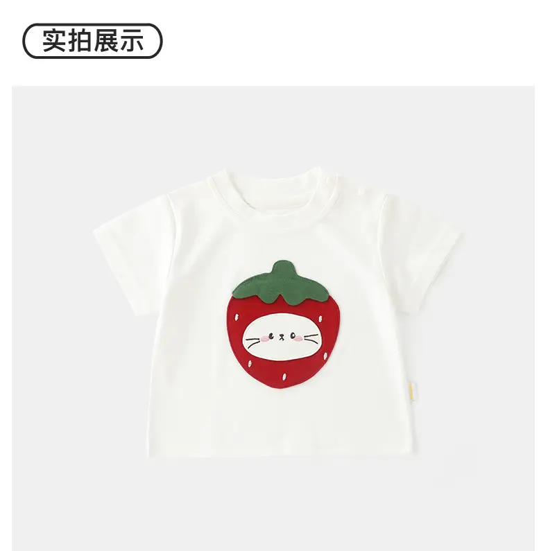 Duuduu Strawberry 2025 Thin Baby Tops for Boys Summer — feature 16