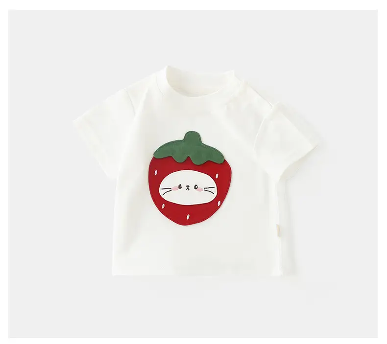 Duuduu Strawberry 2025 Thin Baby Tops for Boys Summer — feature 17