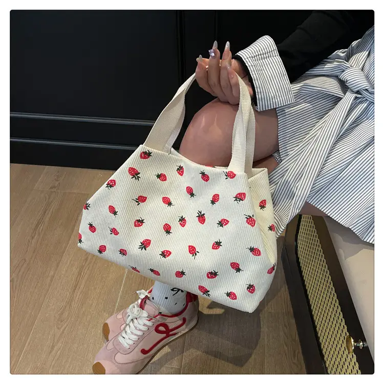 Women's Striped Flannel Tote Bags 2025 Summer — feature 19