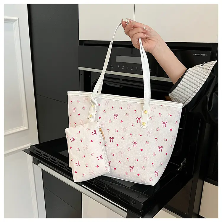 Women Pink Flamingo Large Tote Bag Shoulder Bag — feature 17