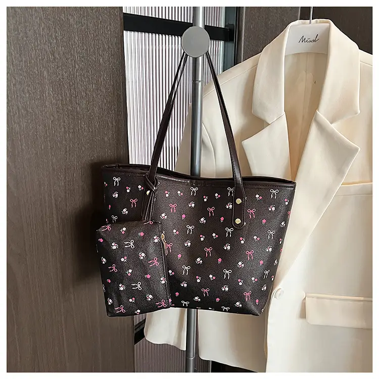 Women Pink Flamingo Large Tote Bag Shoulder Bag — feature 19