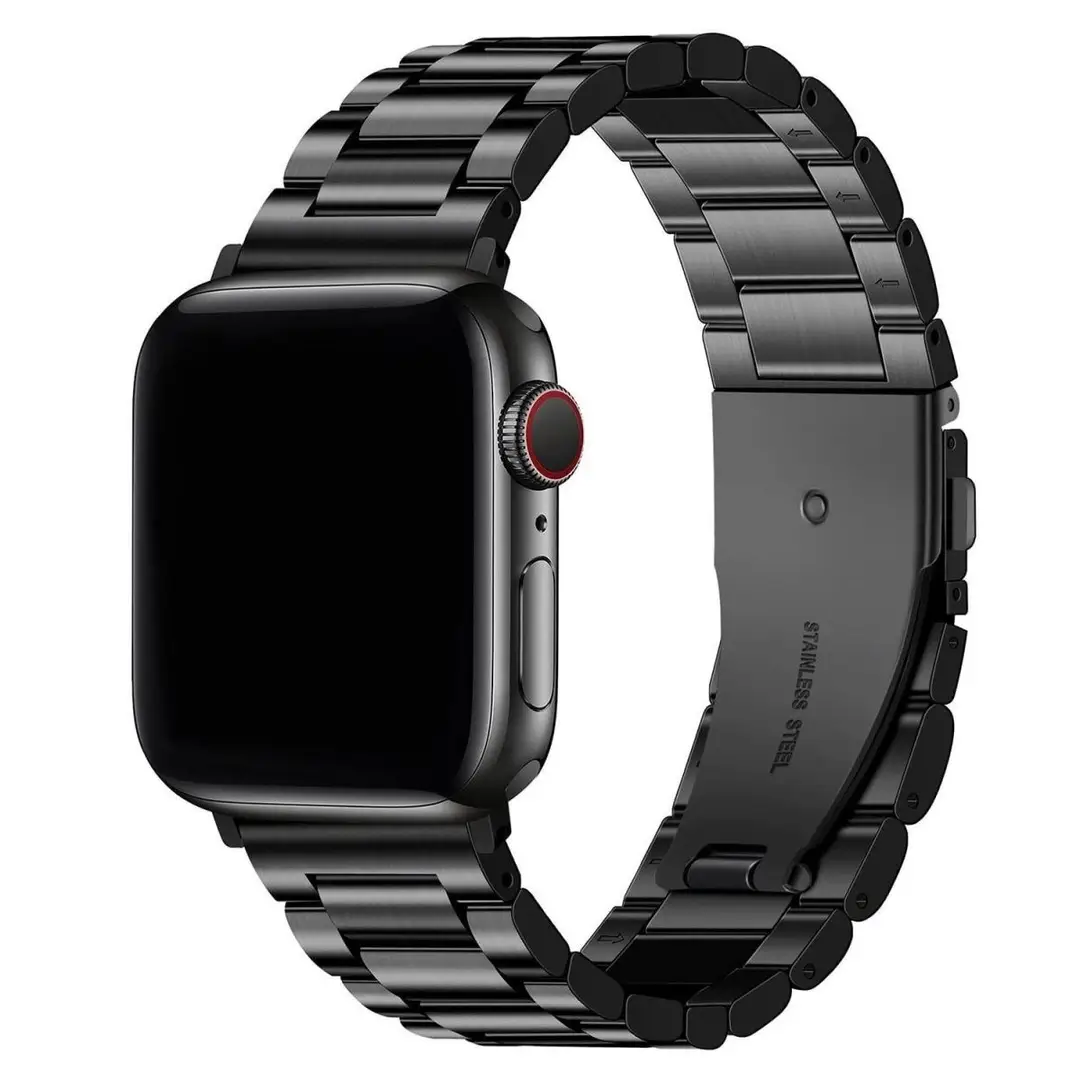 Applicable applewatch Strap Stainless Steel iwatchs10 Apple Watch ultra Solid Metal Watch Band
