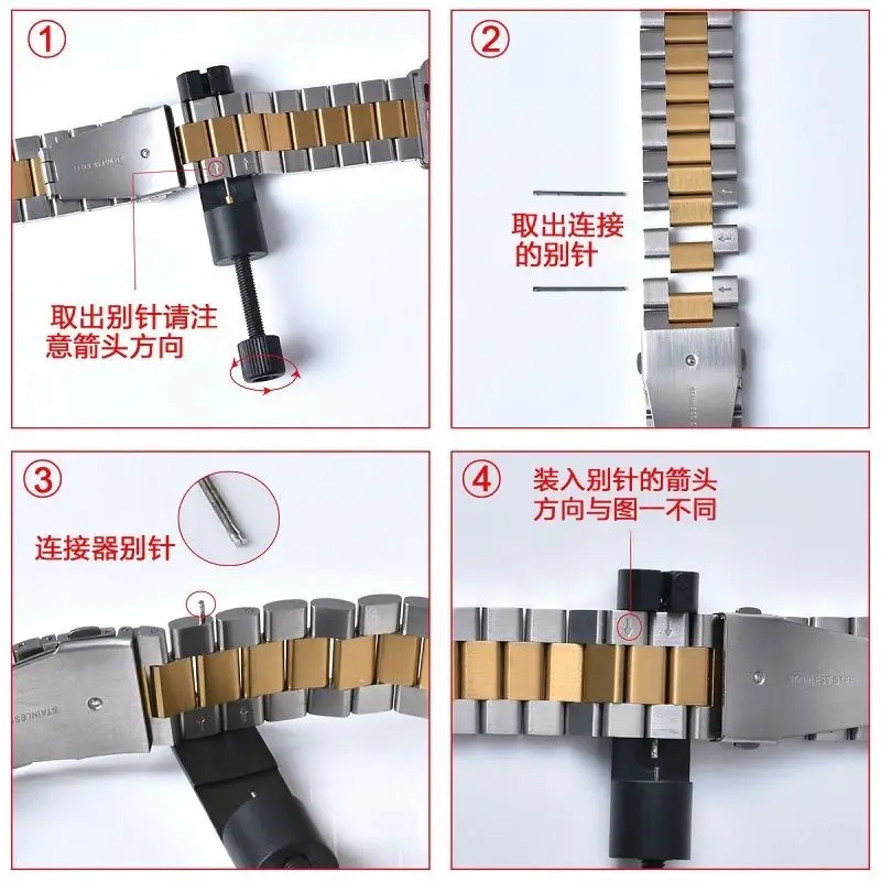 Applicable applewatch Strap Stainless Steel iwatchs10 Apple Watch ultra Solid Metal Watch Band — feature 10