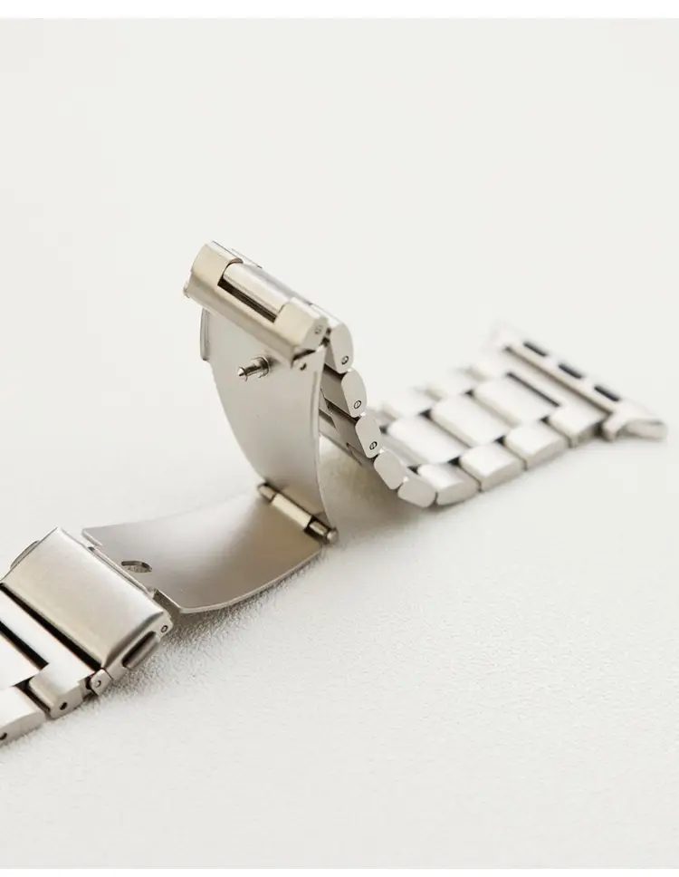 Applicable applewatch Strap Stainless Steel iwatchs10 Apple Watch ultra Solid Metal Watch Band — feature 15