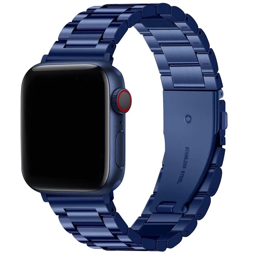 Applicable applewatch Strap Stainless Steel iwatchs10 Apple Watch ultra Solid Metal Watch Band — feature 17