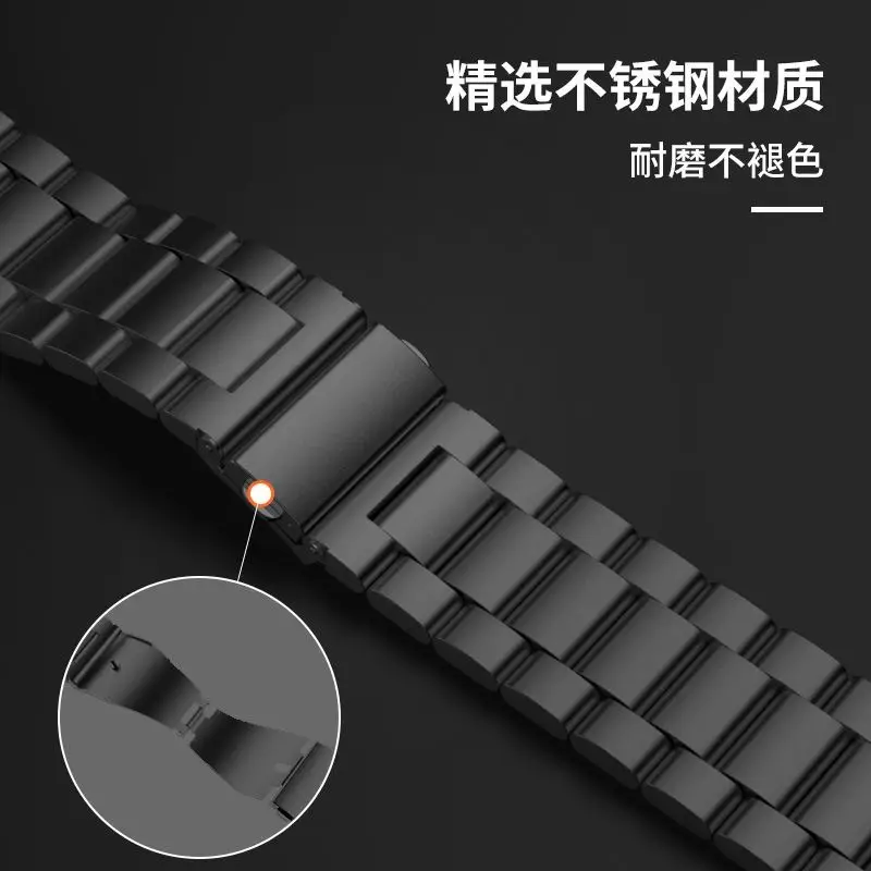 Applicable applewatch Strap Stainless Steel iwatchs10 Apple Watch ultra Solid Metal Watch Band — feature 9