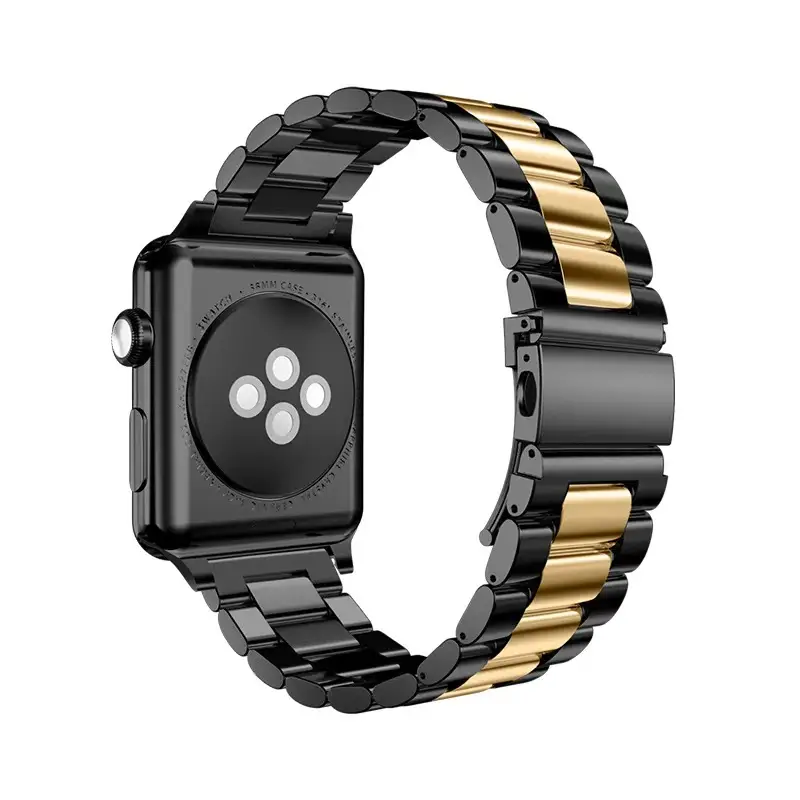 Applicable applewatch Strap Stainless Steel iwatchs10 Apple Watch ultra Solid Metal Watch Band