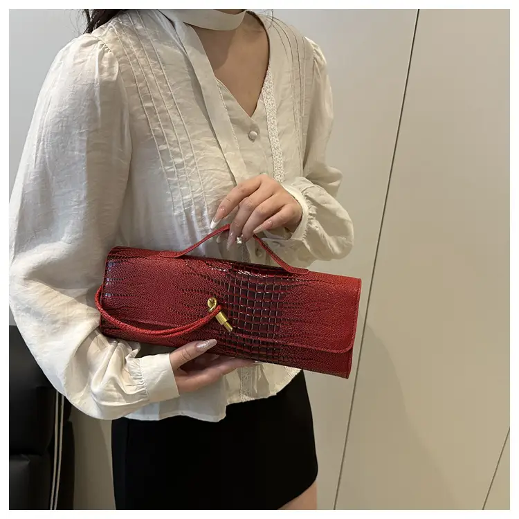 White Embossed Crossbody Bag for Women 2025 Summer — feature 15