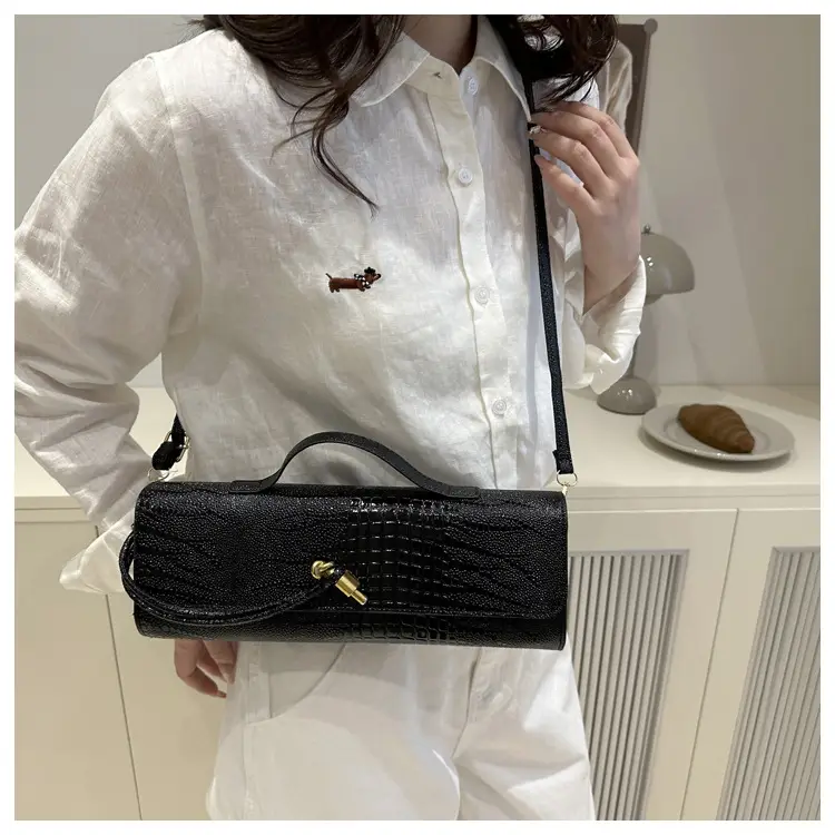White Embossed Crossbody Bag for Women 2025 Summer — feature 17