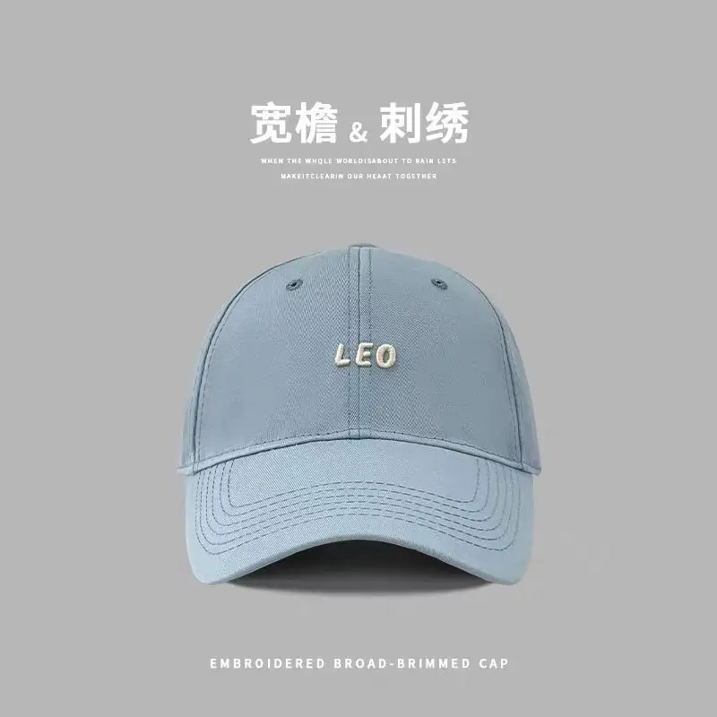 Women Embroidered Baseball Cap Wide Brim Face Slimming - Image 19