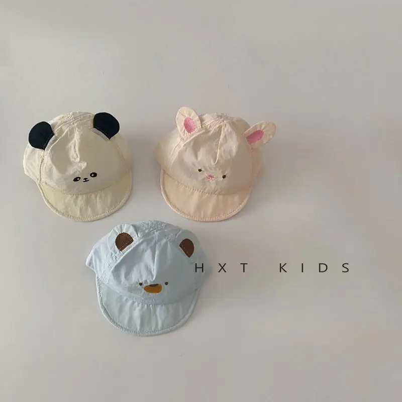 Newborn Bear Sun Hat 0-3M Baby Cap - Image 5