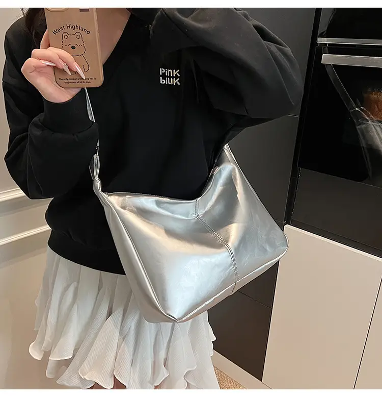 Red Leather Tote Bag for Women Summer Commute — feature 23