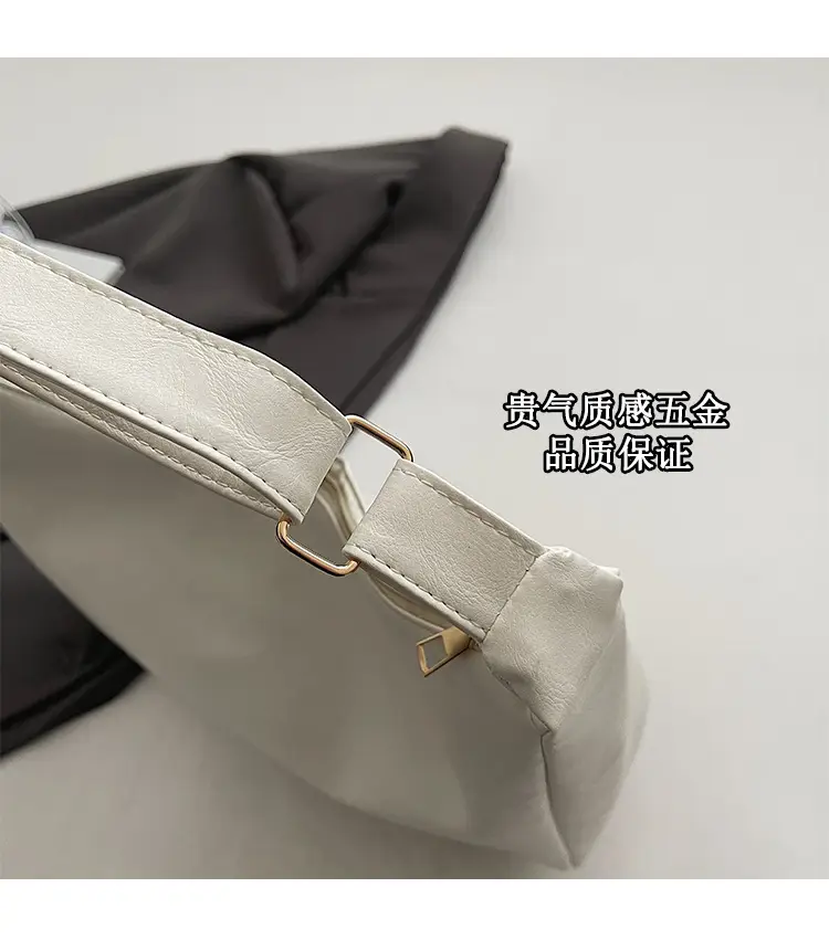 Red Leather Tote Bag for Women Summer Commute — feature 4