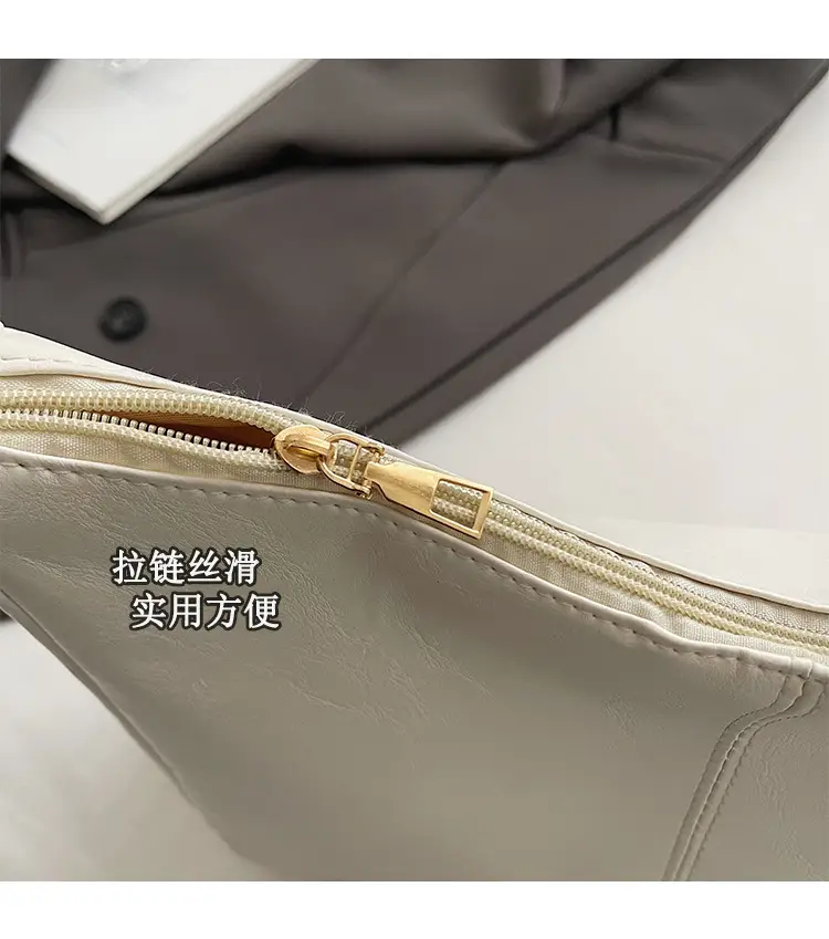 Red Leather Tote Bag for Women Summer Commute — feature 5