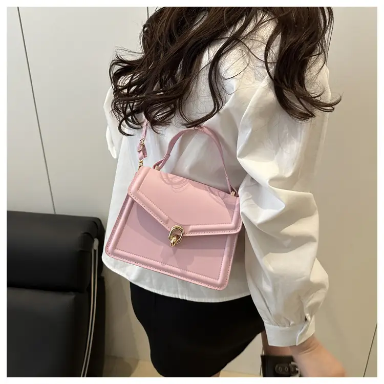 Women's Yellow Leather Shoulder Bag with Long Strap — feature 15