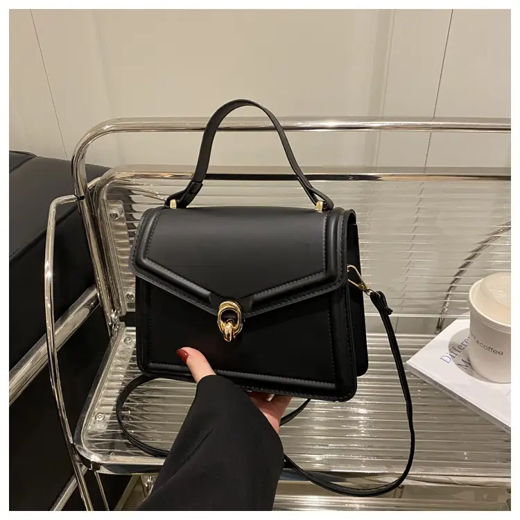 Women's Yellow Leather Shoulder Bag with Long Strap — feature 24