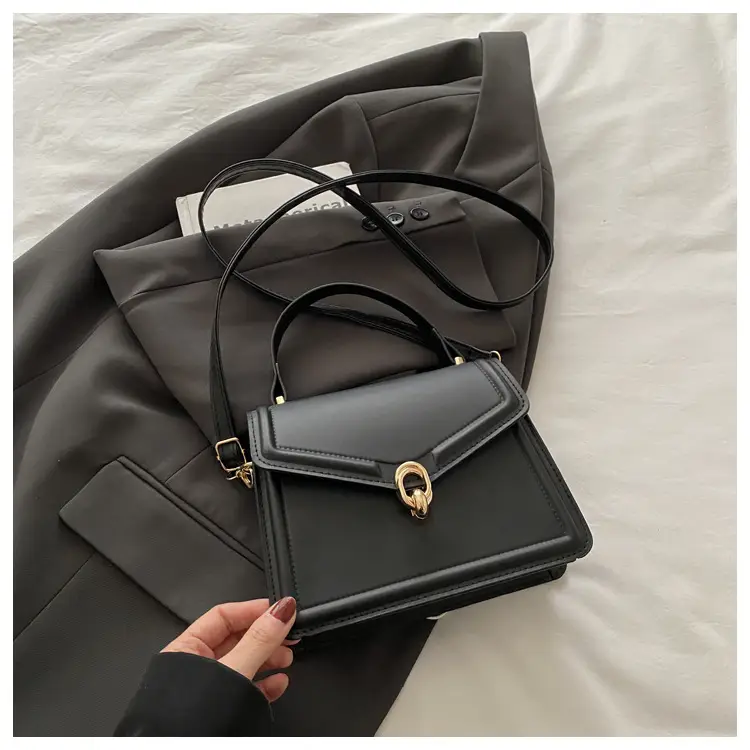 Women's Yellow Leather Shoulder Bag with Long Strap — feature 27