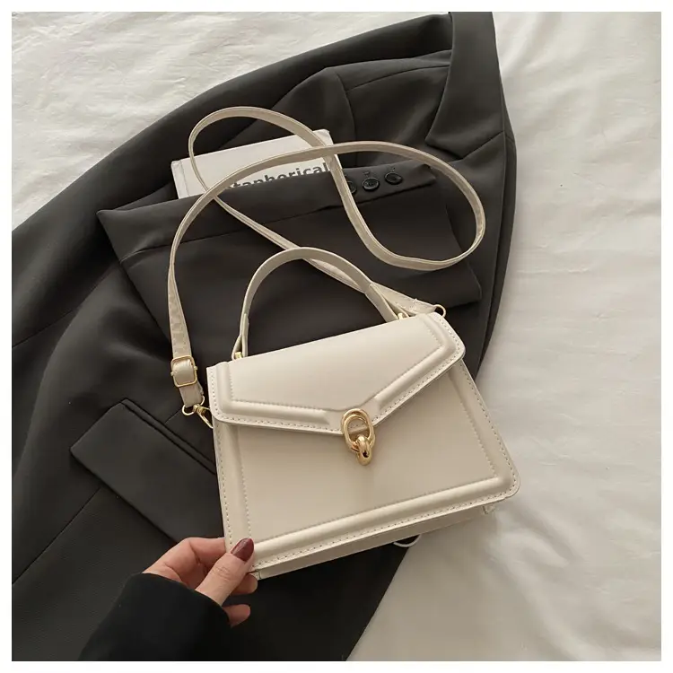 Women's Yellow Leather Shoulder Bag with Long Strap — feature 28