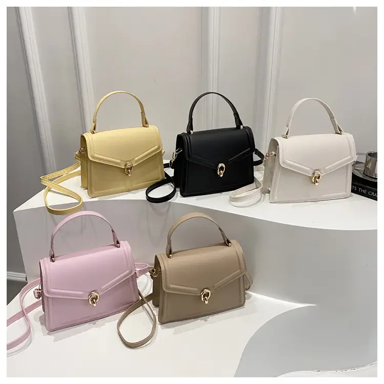 Women's Yellow Leather Shoulder Bag with Long Strap — feature 31
