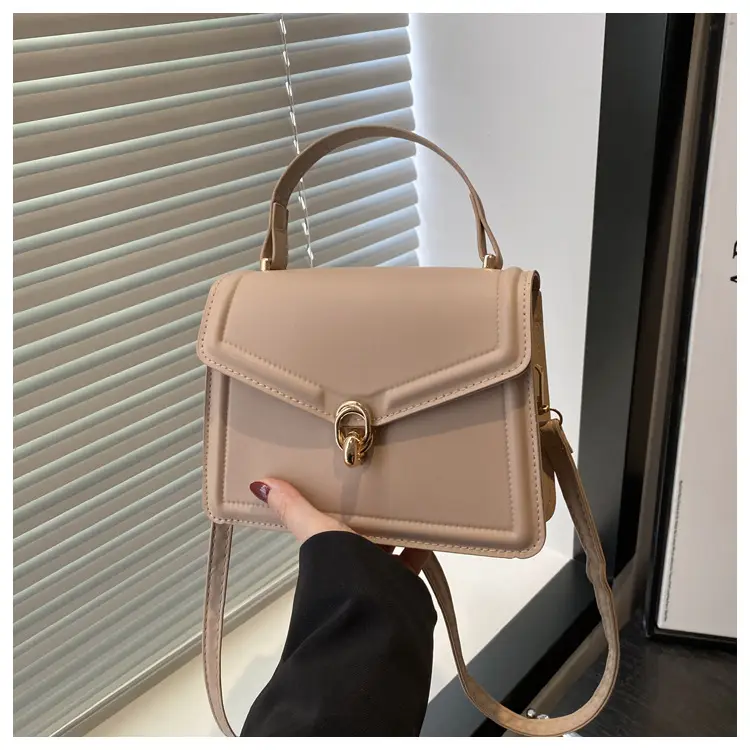 Women's Yellow Leather Shoulder Bag with Long Strap - Image 5