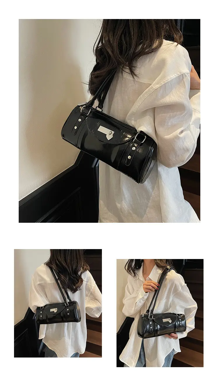 2025 Black Leather Shoulder Bag for Women — feature 10
