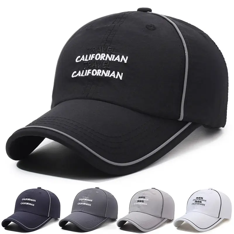 Gray Travel Caliber Man Baseball Cap for Men Summer - Image 6