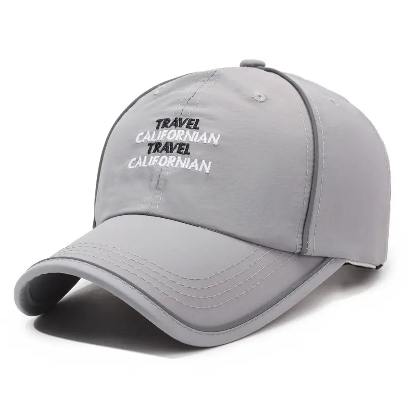Gray Travel Caliber Man Baseball Cap for Men Summer - Image 3