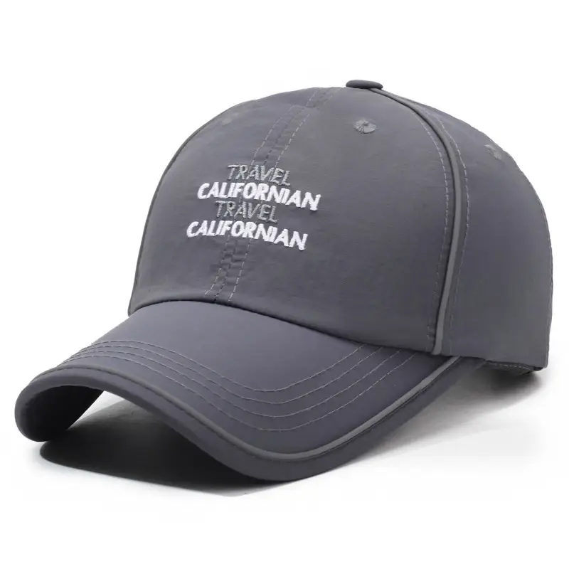 Gray Travel Caliber Man Baseball Cap for Men Summer - Image 4