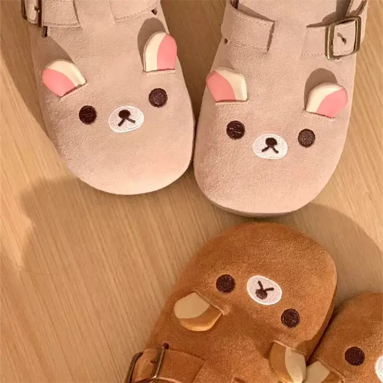 Women's Cute Bear Toe Birkenstock Slippers Brown 2025 — feature 4